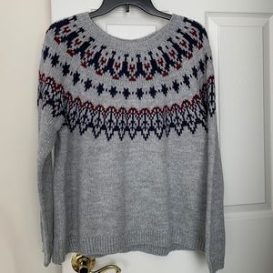 Festive Knit Sweater, Old Navy Casual, Oversized Medium
